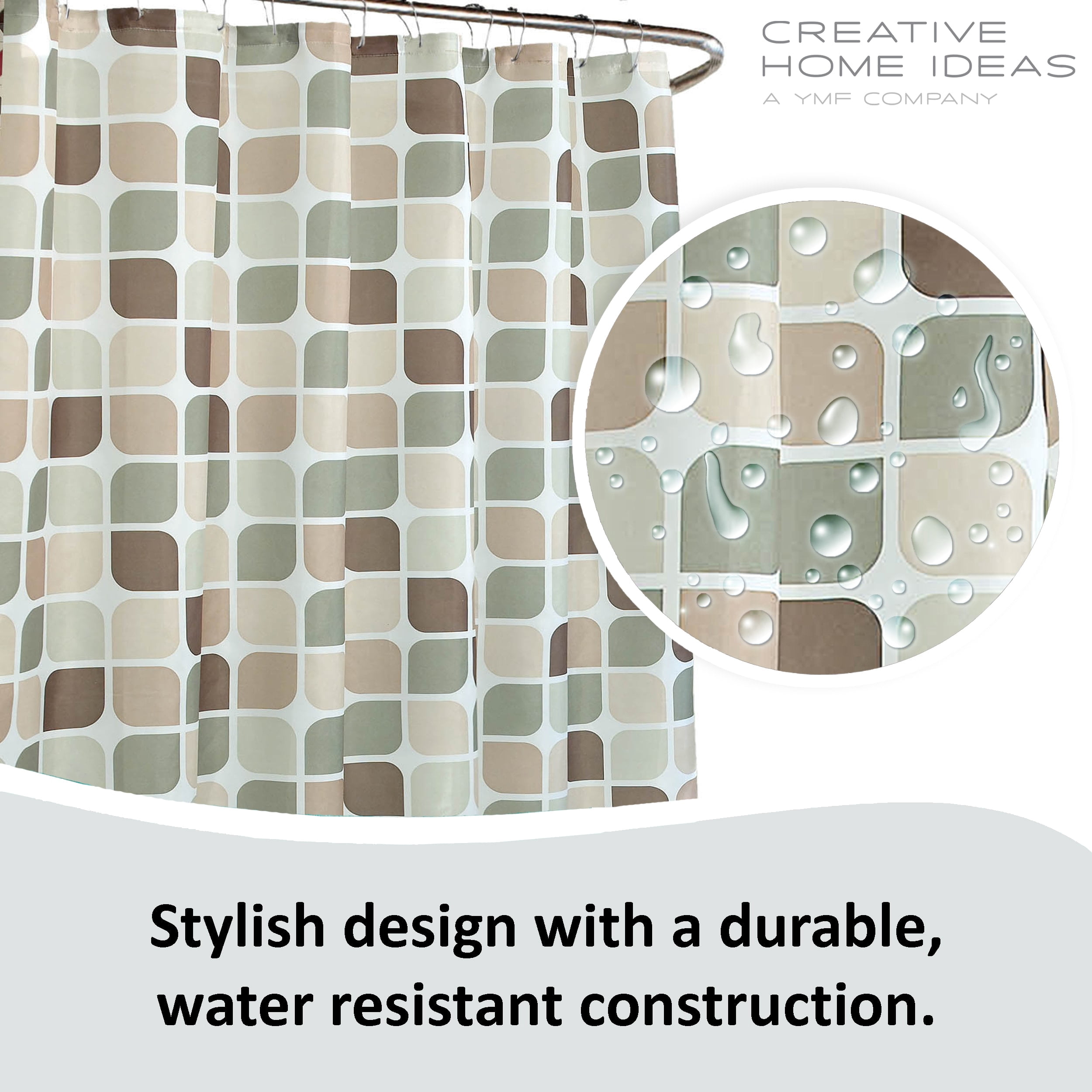 Sage/Berber Geometric, Bathroom Set, 15 Piece, Zaragoza