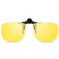 thumbnail image 1 of Gafas de sol plegables con clip WANGLY, polarizadas, unisex, con lente amarilla, 1 of 6