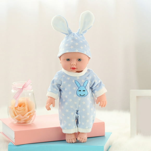 EGNMCR 12 Inch Baby Dolls With Accessories Set Soft Dolls For 3+ Year Old Girls Boy Baby Toys For Birthday Gift rag baby Birthday Gifts for Kids
