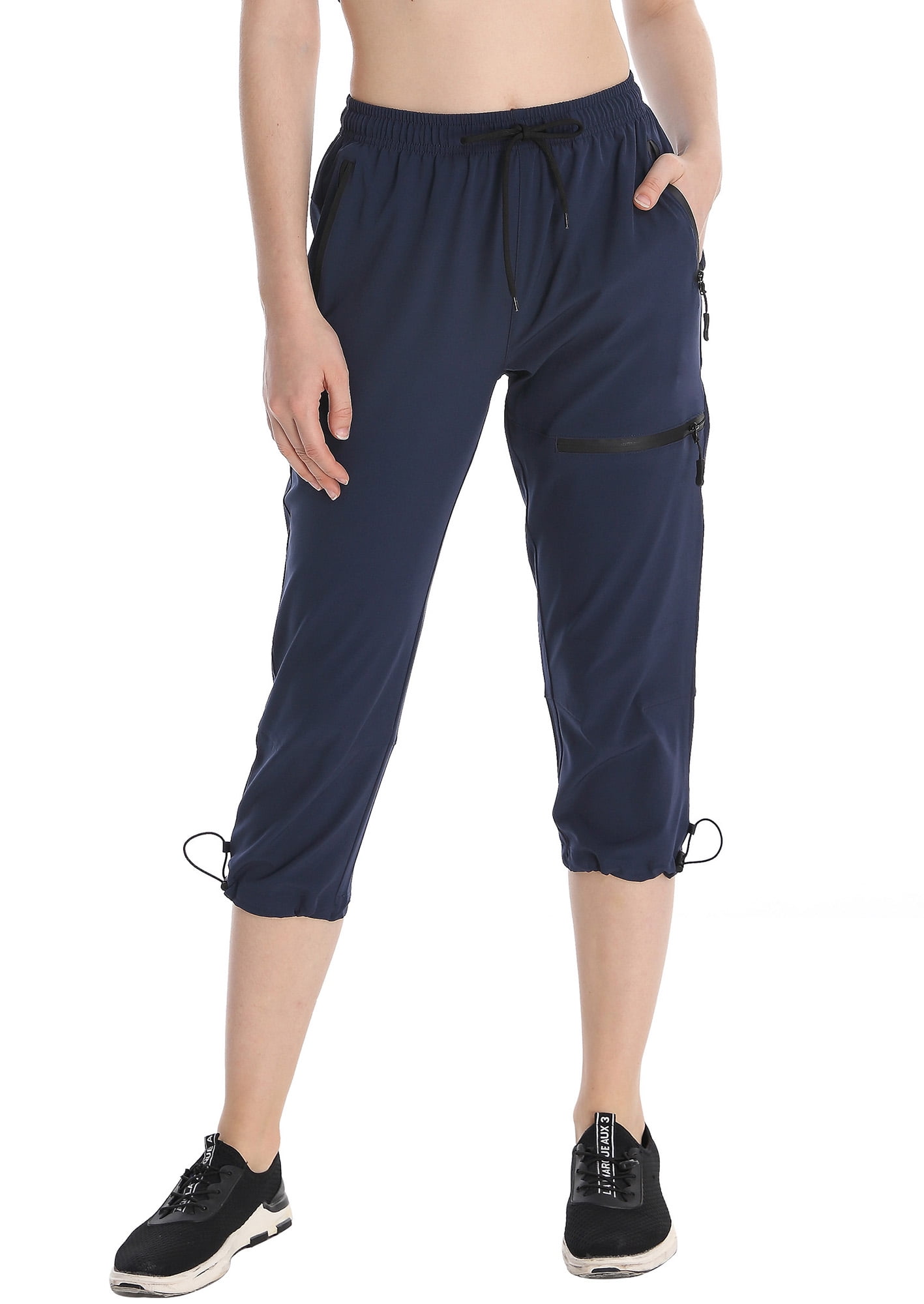 FEDTOSING Women's Cargo Hiking Pants Quick Dry Outdoor Water Resistant UPF 50+ Long Pants Zipper