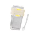 thumbnail image 4 of Vaso de parfait de yogur, reutilizable, para preparar refrigerios, separación de alimentos secos y húmedos, pequeño almacenamiento de alimentos con Tenedor Blanco, 4 of 9