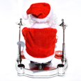 thumbnail image 4 of Christmas Santa Doll Music Funny Light up  Tabletop Decor Desk Decoration, 4 of 9