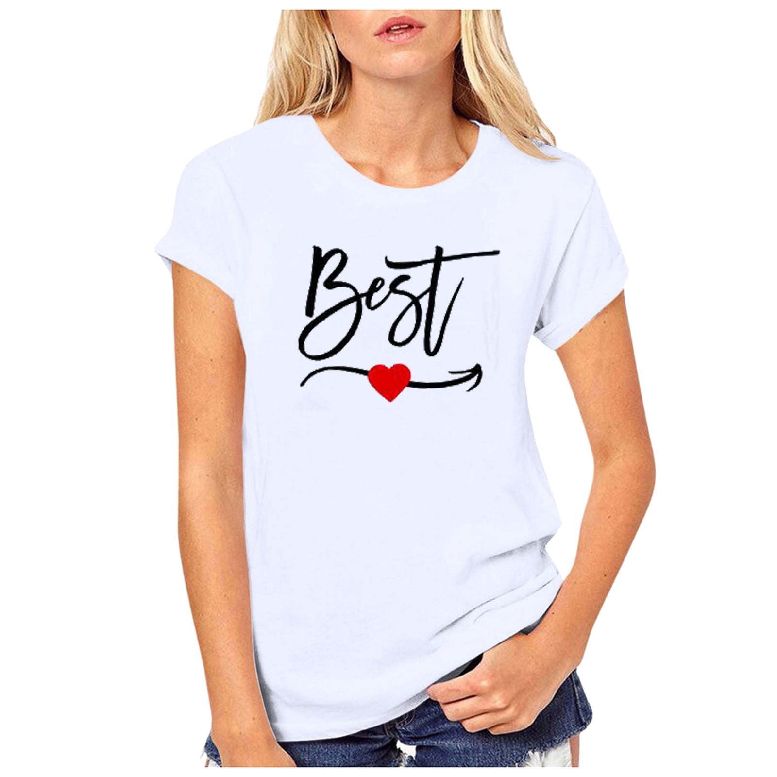 NECHOLOGY Dri Fit Shirts Women Women's Casual Basic Neck Short Sleeve