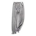 thumbnail image 1 of ShomPort Women’s Maternity Pants Adjustable Comfy Fuzzy Pajama Pants Winter Warm Fleece Lounge Pants Sleepwear, 1 of 8