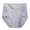 Light Purple, variant on Women Underpants Plus Size Lace Patchwork High Waist Solid Color Protective Soft Cotton Menstrual Period Women Briefs for Daily Wear