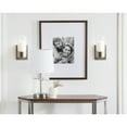 thumbnail image 3 of Kate and Laurel Zabler Modern Metal Wall Sconce, 5 x 6 x 10, Antique Nickel, Round Candle Holder with Removable Glass Cylinder for Flameless Candle Display in Bedroom or Bathroom, 3 of 10