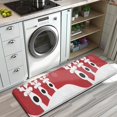 thumbnail image 3 of Red Christmas Reindeer Pattern Kitchen Rug Mat,Kitchen Runner Rugs Non Skid Washable,Decorative Kitchen Floor Mats for Kitchen,Sink,Laundry,17"x47.2", 3 of 7