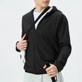 thumbnail image 2 of Veste à Capuchon d'Extérieur Tauxra pour Adultes, Veste de Randonnée Légère Coupe-Vent et Résistante à l'Eau à Manches Longues, Couche de Protection Solaire Compressible pour Usage Actif, 2 of 7