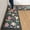 Floral, variant on Coffee Cute Cafe Anti-Fatigue Kitchen Rug Set of 2 Cup Brown Farmhouse Vintage Cushioned Floor Standing Mat Waterproof Non-Slip Kitchen Mat and PVC Ergonomic Comfort Foam Rug