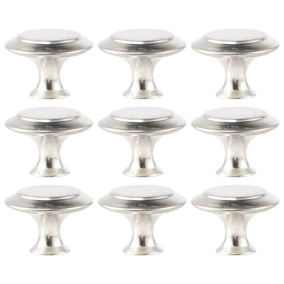 20pcs Stainless Steel Drawer Knobs Kitchen Cupboard Door Round Handles Cabinet Pulls (Large Size, with Screws)