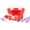 Kool Red, variant on VoluVibe Vintage Cotton Candy Machine - Countertop Cotton Candy Maker With 2 Reusable Cones & 1 Sugar Scoop - Use Hard Candy or Sugar to Create Fluffy, Delicious Treats in Minutes-Pink