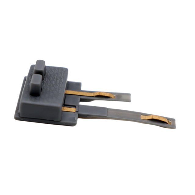 QualitChoice Model Trains HO Scale Digital Power Connecting Clips for 1:87 Scale DIY Accs Gray Gray 5x2cm