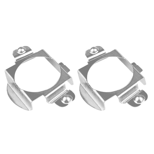 1 par de adaptadores de base de bombilla de lámpara de faro LED de coche H7 Clips de retención Sywqhk Accesorios para autos y motos
