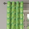thumbnail image 2 of Ambesonne Green Grommet Curtain, Abstract Hosta Plantation, 50" x 120", Fern Lime and Pale Green, 2 of 6