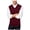 Red - redplum, variant on Club Room Mens Knit Sweater Vest, Brown, Small