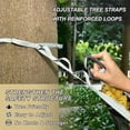 thumbnail image 3 of Hanging Hammock Portable Travel Camping For Outdooor Beach Camping Hiking Yellow Sunflowers Pattern, 3 of 8