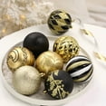 thumbnail image 4 of Washranp 16Pcs Christmas Balls Ornaments,3inch Colored Shatterproof Xmas Tree Balls Decoration Painting Glittering Hanging Ball Baubles, 4 of 7