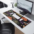 thumbnail image 2 of Long Mouse Pads for Desk,Halloween Spooky Words and Icons Pattern Desk Mats on Top Of Desks, Desk Mouse Pad Extra Large with 3mm Non-Slip Base and Stitched Edge for Gaming,Office,Work,Home 31.5x11.8in, 2 of 5