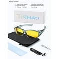 thumbnail image 6 of TINHAO Night Driving Wrap Around Glasses Fit Over Glasses for Men Women Anti Glare HD Night Vision Glasses, 6 of 7