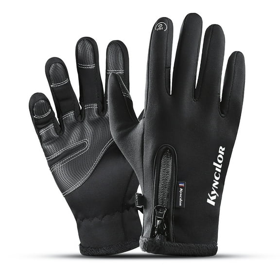 Winter Waterproof Ski Snow Warm Gloves Men Women, Cold Weather Thermal with Touchscreen Fingers for Driving Running Cycling Hiking Biking