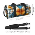 thumbnail image 2 of Xecao Spring Butterfly Flowers Print Travel Duffle Bag, Bag Carry On Tote Bags for Women, Travel Sport Gym Bag for Men, Hospital Bag for Labor and Delivery, 2 of 6