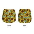 thumbnail image 4 of Disketp Sunflowers Print Women's Shorts Workout Shorts for Athletic Gym Running Shorts with Phone Pockets Small, 4 of 8