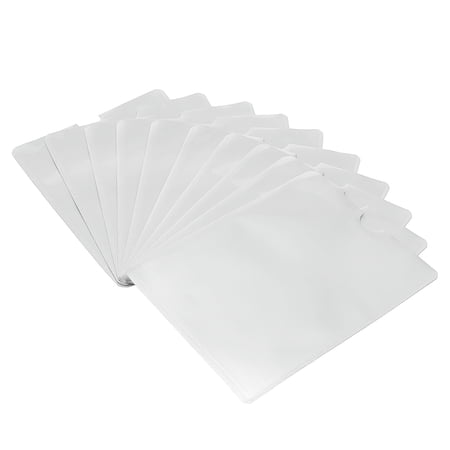 Uxcell Anti-Theft Identity Protector RFID Blocking Passport Sleeves White 30Pack