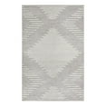 thumbnail image 3 of Unique Loom Kai Collection Area Rug - Warrior (5' 3" x 8' Rectangle Gray and Ivory), 3 of 7