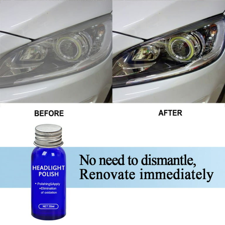 Headlight Restoration Kit, Ceramic Car Headlight Cleaner