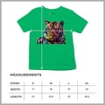 thumbnail image 5 of Tee Hunt Dean Russo Colorful Siberian Tiger Youth T-Shirt Wild Big Cat Kids, Green, Medium, 5 of 5