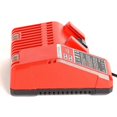 thumbnail image 2 of Multi-voltage M18 battery charger fast charger compatible with Milwaukee M18 14.4V-18V XC lithium-ion battery 48-11-1850 48-11-1852, European plug, 2 of 5