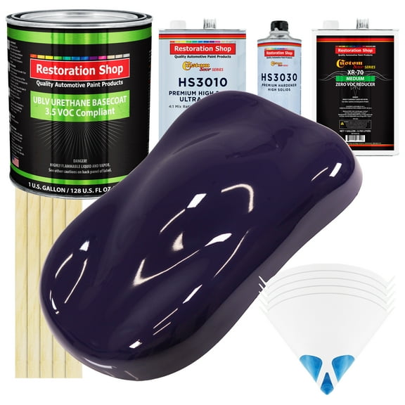 Majestic Purple Premium Gallon Kit Low VOC URETHANE BASECOAT Car Auto Paint Kit