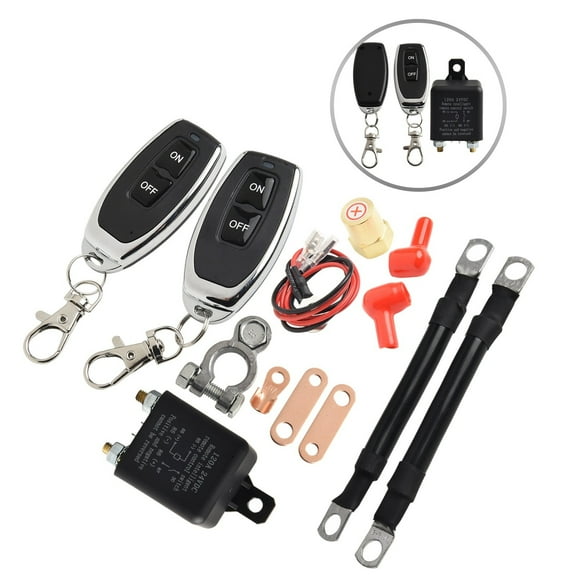 250A Kill Switch 12V Battery Switch Remote Control For Vehicle Battery 12V Battery Disconnect IP65 Waterproof Switch