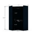thumbnail image 7 of Mulberry Open 2 Sectional Modern Corner Wardrobe Closet with 2 Drawers- Set of 2 in Tatiana Midnight Blue, 7 of 7