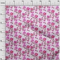 thumbnail image 3 of oneOone Cotton Cambric Light Purple Fabric Florals Fabric For Sewing Printed Craft Fabric By The Yard 42 Inch Wide, 3 of 4