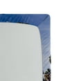 thumbnail image 2 of Ambesonne Urban Fitted Sheet, Downtown Los Angeles USA, Queen Size, Blue Grey Green, 2 of 2