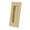 Brushed Brass, variant on Deltana FP40U26 Flush Pull, Rectangular, HD, 4" x 1-7/8" x 7/16", Solid Brass in Polished Chrome