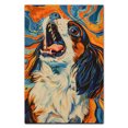 thumbnail image 3 of Hudo Funny Scream Japanese Chin Dog Poster Wall Art Decor Japanese Chin Dog Canvas Wall Art - Botanical Wall Art - Black Dog Wall Art, 3 of 5