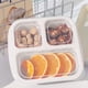 thumbnail image 4 of Lonchera Bento HWRETIE con 3 compartimentos,contenedor de bocadillos de paja de trigo,lonchera reutilizable para niños y adultos, 4 of 5