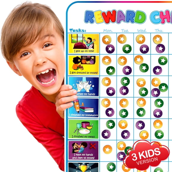 Tabla magnética de recompensas HMMagnets para varios niños mayores de 3 años