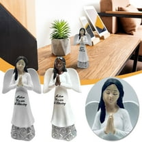 NSESSHome Friendship Gifts Angel Statues Tree Sisters By Heart Sculpted Ornaments Hand-Painted Figure Memorial Friendship Sister Friend Collectible Figurine