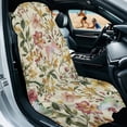 thumbnail image 2 of Bulopur Boho Front Car Seat Towel for Women Vintage Butterfly Breathable Sweat Carseat Protector with Storage Bag for Beach Vacation Soft Fit SUV Sedan Truck 1pcs, 2 of 7