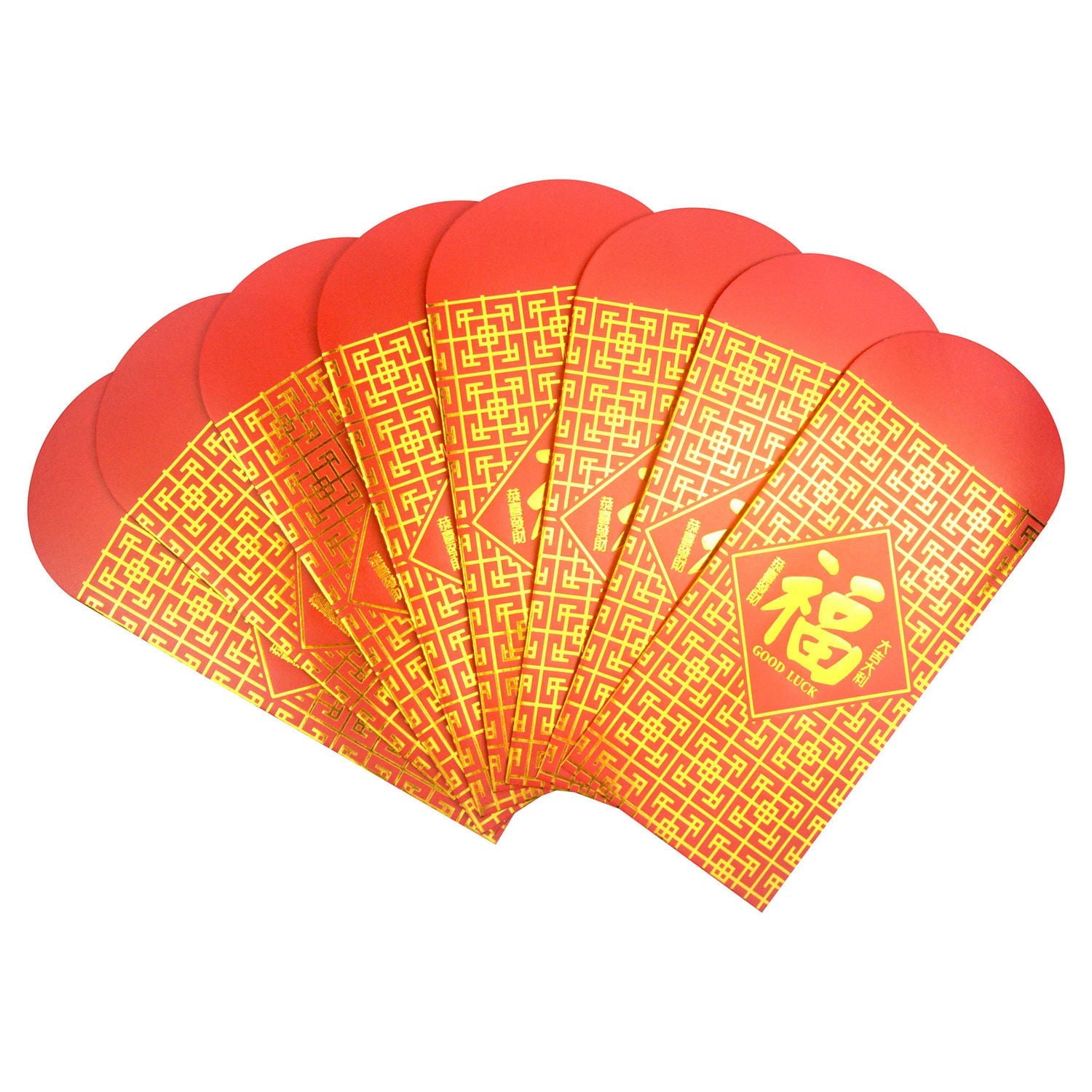 Paquet de chance rouge de 8 carats