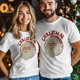 thumbnail image 4 of Camisetas gráficas informales de manga corta con diseño retro de Papá Noel para hombre, 4 of 8