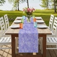 thumbnail image 4 of Table Runners 70 Inches Long Dress Scarves, Purple Flowers Farmhouse Coffee/Dining/Kitchen Table Decor, Holiday Table Runner, Spring Vintage Flowers Country Plants 13x70 Inch, 4 of 9