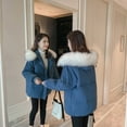 thumbnail image 2 of Viikei Winter Coats for Women 2020 Winter Womens Warm Coat Hooded Jacket Slim Winter Outwear Plus Velvet, 2 of 3