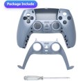 thumbnail image 2 of Replacement Shell for PS5, DIY Replacement Controller Housing Shell Case Set Front and Back Cover for Playstation 5 Dualsense Controllers (Metallic Blue)(Titanium Blue), 2 of 7
