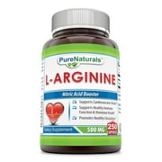 Pure Naturals L-Arginine 500 Mg 250 Capsules