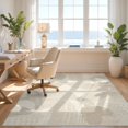 thumbnail image 3 of Design&I 8'x10' Washable Area Rug Beige Watercolor Cream Block Transitional Greige Neutral Plush for Living Room, Family Extra Large Skid-Resistant Low Profile, 3 of 7