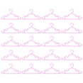 thumbnail image 2 of Pink PP Non Slip Drying Clothes Hanger For Baby Hangers 20Pcs 10.6*5.8*0.2In, 2 of 8
